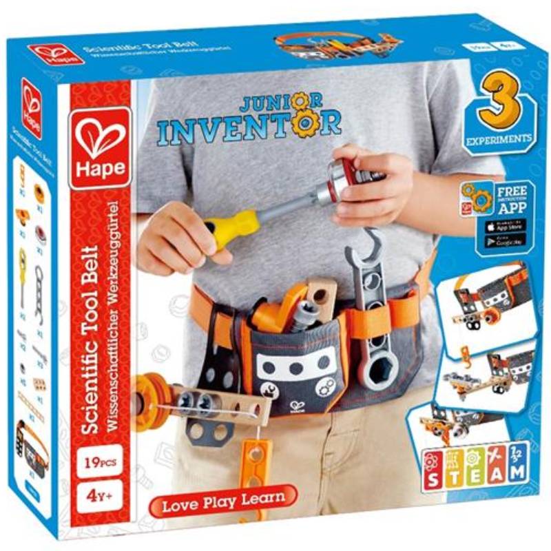 Игровой набор HAPE Junior Inventor Пояс с инструментами (E3035)