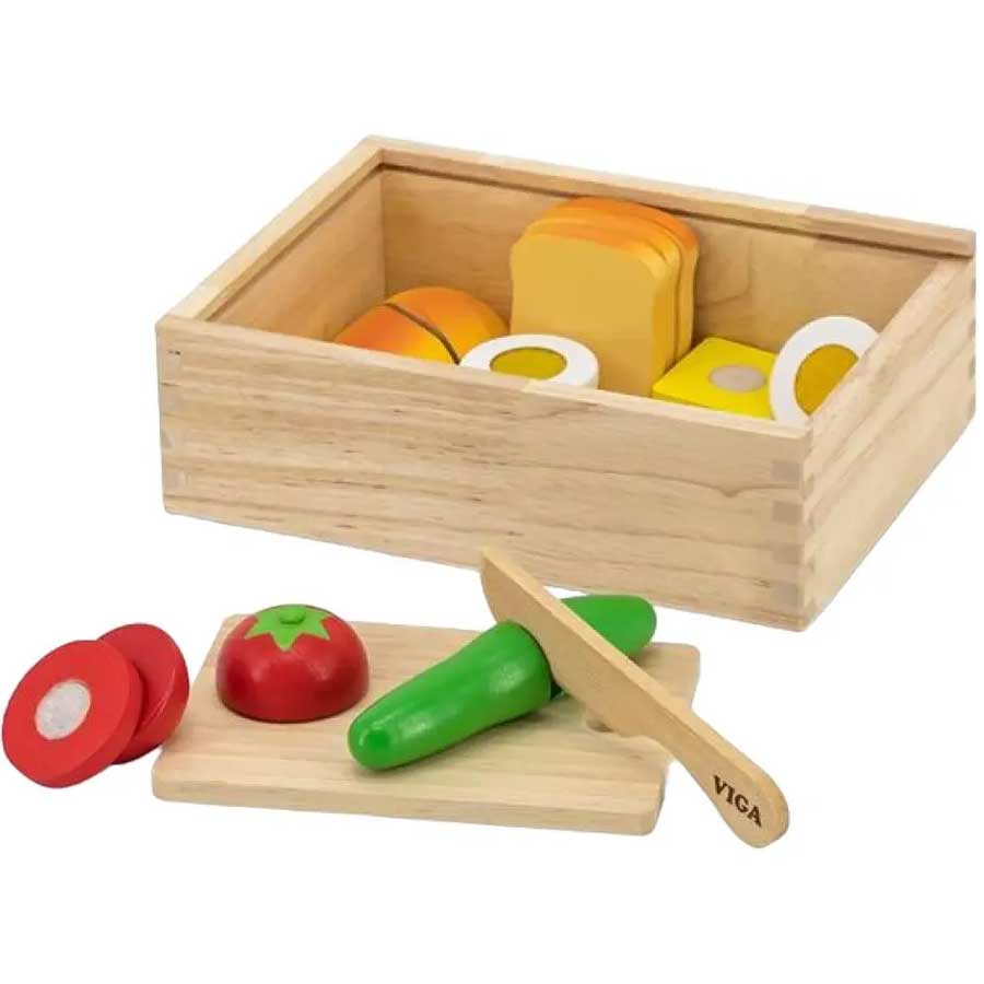 Игровой набор VIGA TOYS Игрушечные продукты Завтрак (44541) Тип детская кухня