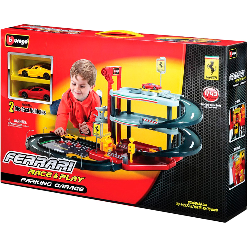 Игровой набор BBURAGO Гараж Ferrari (18-31204) Возраст от 3 лет