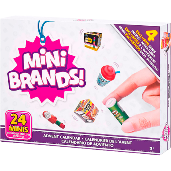 Игровой набор ZURU MINI BRANDS Supermarket Адвент календарь S3 (77437) Тип посуда, продукты питания и аксессуары