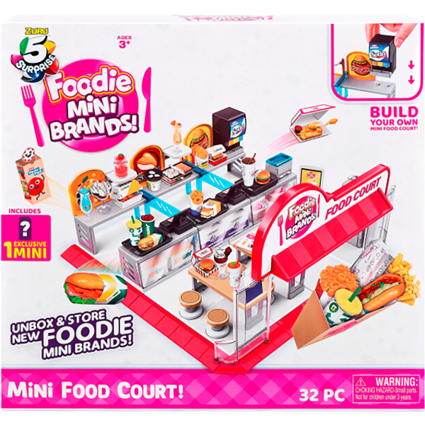 Ігровий набір ZURU MINI BRANDS FOODIE Фуд-корт S1 (77263) Тип дитячий супермаркет