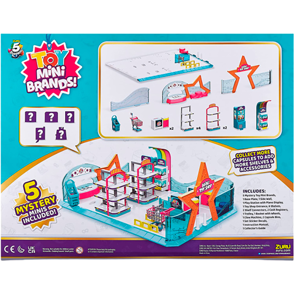 Игровой набор ZURU MINI BRANDS TOY Магазин игрушек (77152) Для кого для девочек