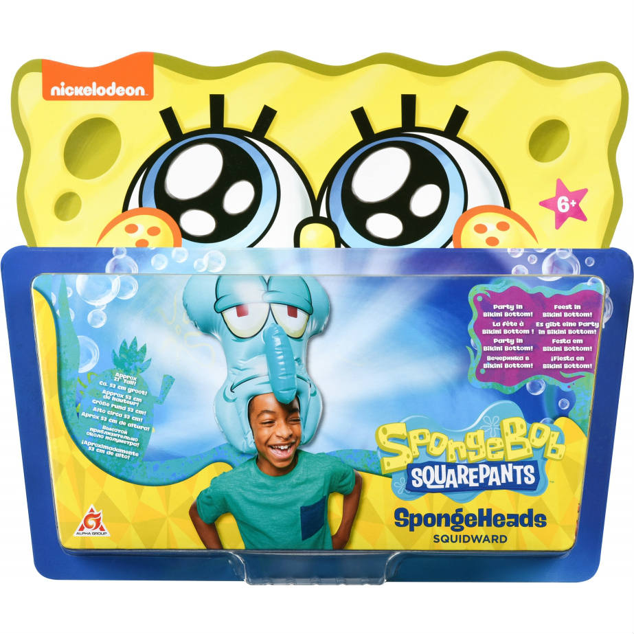 Игрушка-головной убор SPONGE BOB SpongeHeads Squidward (EU690603) Размеры 550