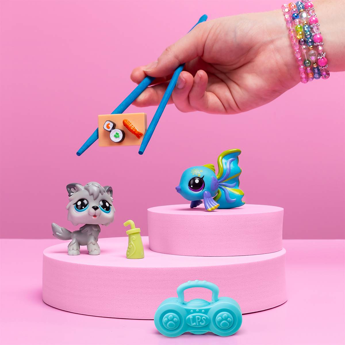 Ігровий набір Littlest Pet Shop Рок-н-рольні суші (00526) Для кого універсально