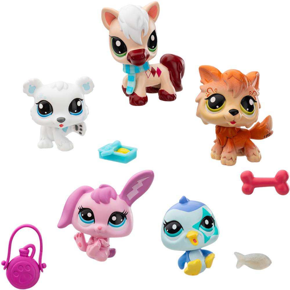 Игровой набор Littlest Pet Shop Зимние приключения (00573) Тип животные