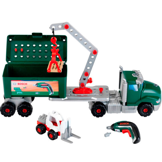 Ігровий набір BOSCH MINI Klein Ixolino II з вантажівкою (8640) Тип транспорт і техніка