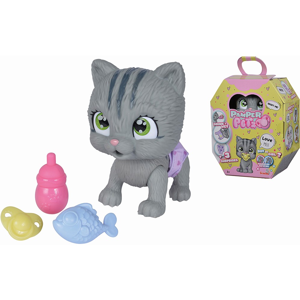 Игровой набор SIMBA Pamper Petz Котёнок (5953051) Игровой набор SIMBA Pamper Petz Котёнок (5953051)