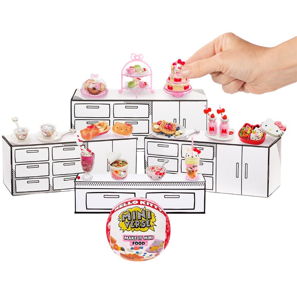 Ігровий набір-сюрприз MGA'S MINIVERSE Sanrio S1 Створи смачні в стилі Хеллоу Кітті (515722) Для кого для дівчаток