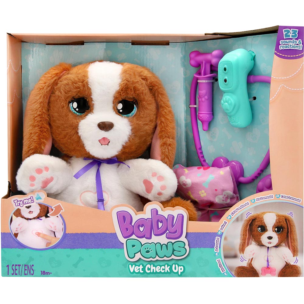 child BABY PAWS Інтерактивний ігровий набір – ЧУЦЕНЯ У ВЕТЕРИНАРА (з аксес.) Вік від 1.5 років