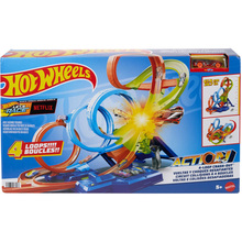 Автотрек HOT WHEELS Action Невероятные виражи и петли (HXR70) Автотрек HOT WHEELS Action Невероятные виражи и петли (HXR70)
