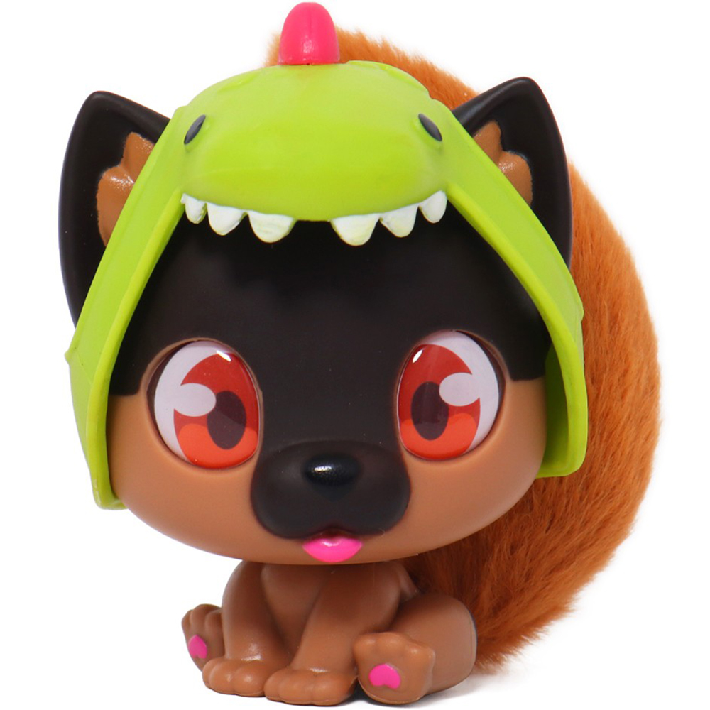 Ігровий набір QT PUPPIES Цуценя Рекс (451000-4) Додатково будиночок-упаковка для складання та прикраси наклейками; 6 сюрпризів-аксесуарів усередині; цуценята в стилі «тібі» з пухнастими знімними хвостиками; гребінець-кільце та браслет дружби в комплекті; можна з'єднувати будиночки в лабіринт