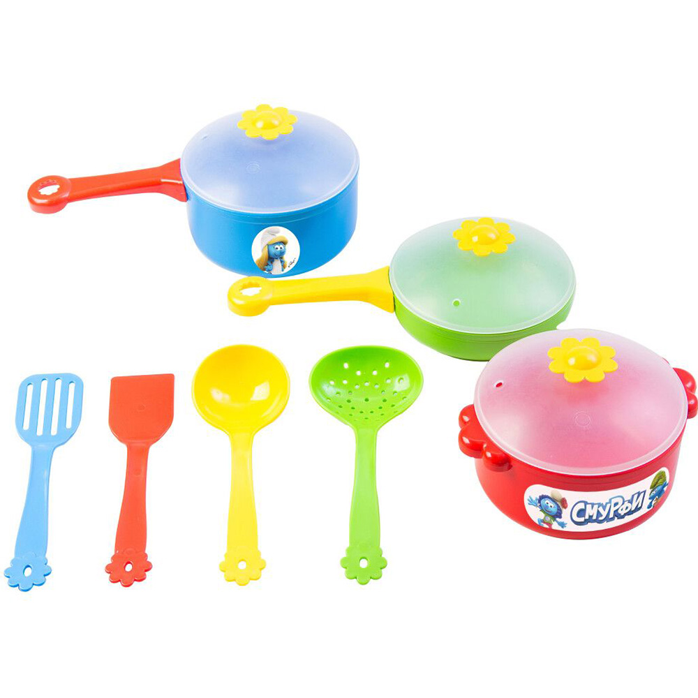 Набор посуды TIGRES Смурфи 10 эл. (40076)