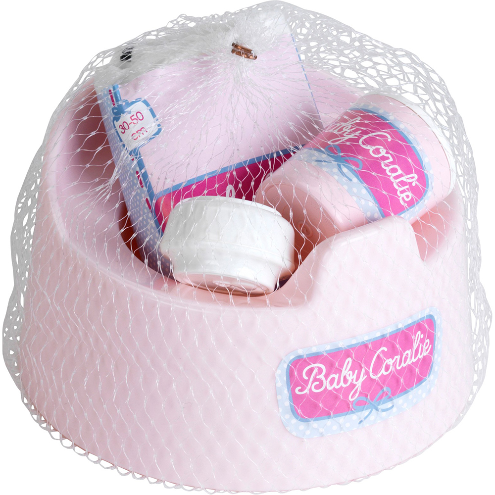 Игрушечный набор KLEIN Baby Coralie горшок с аксессуарами (1689) Комплектация  горшок; подгузник; сумка-компакт