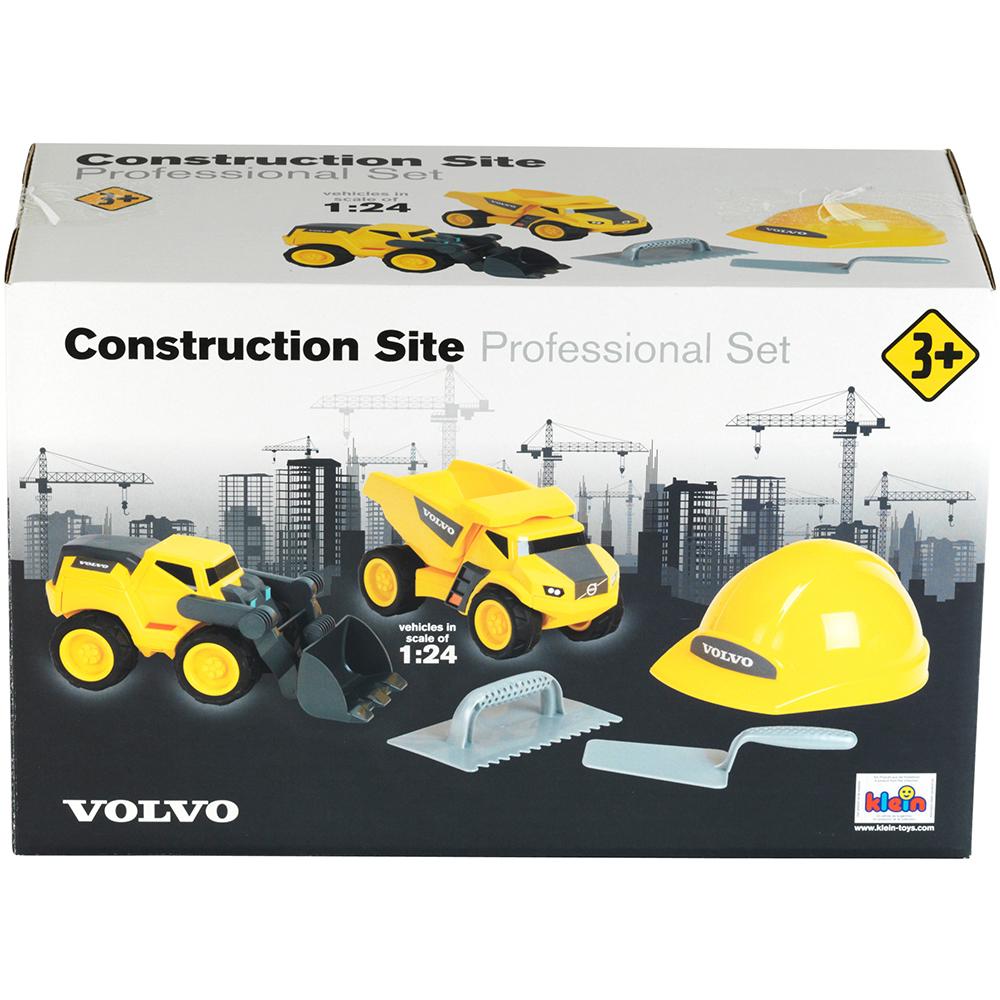 Огляд Ігровий набір KLEIN Volvo Power з самоскидом та навантажувачем (2497)