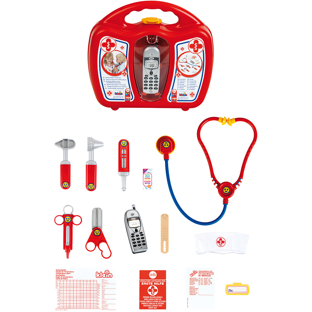 Игровой набор врача KLEIN С мобильным телефоном (4350) Возраст от 3 лет