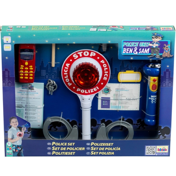 Игровой набор KLEIN PRO Полицейский 10 пр (8850) Дополнительно питание: 4 батарейки R6-AA (нет в наборе)