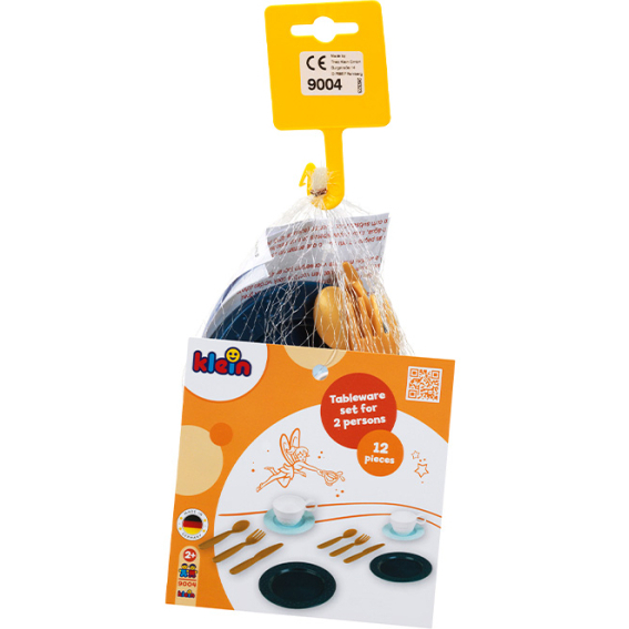 Игровой набор KLEIN КП кухонная посуда на две персоны 12 пр (9004) Возраст от 2 лет