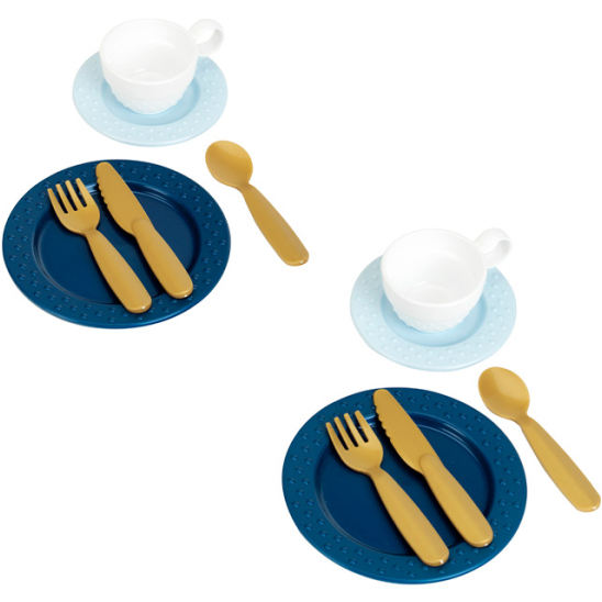 Игровой набор KLEIN КП кухонная посуда на две персоны 12 пр (9004) Тип посуда, продукты питания и аксессуары