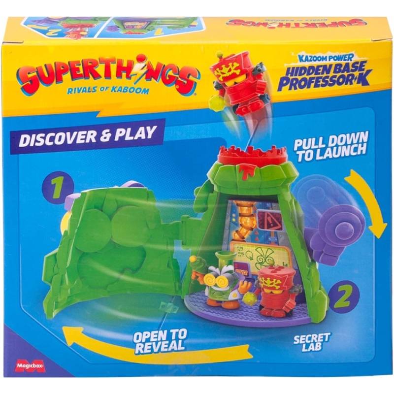 Внешний вид Игровой набор SUPERTHINGS Kazoom Power Скрытая база Профессора Кинга (PSTSP112IN250)