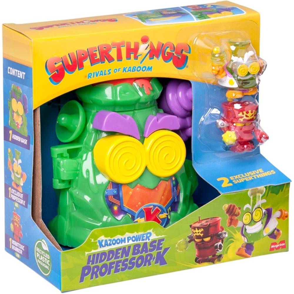 Игровой набор SUPERTHINGS Kazoom Power Скрытая база Профессора Кинга (PSTSP112IN250) Материал пластик