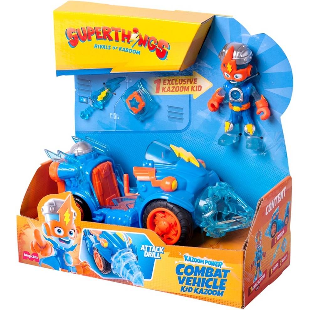 Ігровий набір SUPERTHINGS Combat Vehicles Кід Казум (PSTSP116IN200) Матеріал пластик