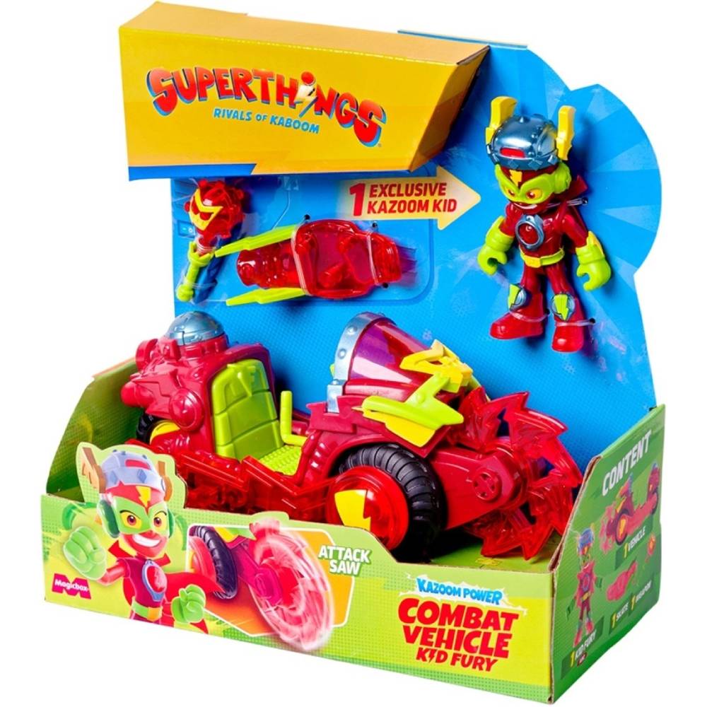 Ігровий набір SUPERTHINGS Combat Vehicles Кід Фьюрі (PSTSP116IN210) Матеріал пластик