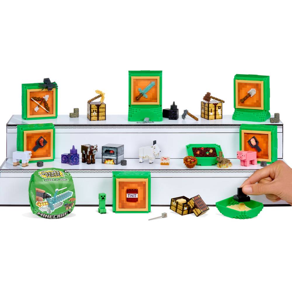 Изображение Игровой набор-сюрприз MGA'S MINIVERSE Miniverse серии Mini Minecraft Создай пиксельное приключение (557272)