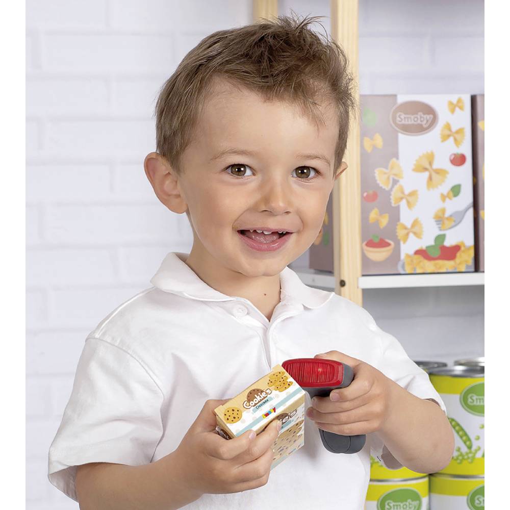 Игровой набор SMOBY Электронная касса со сканером (350113) Для кого универсально