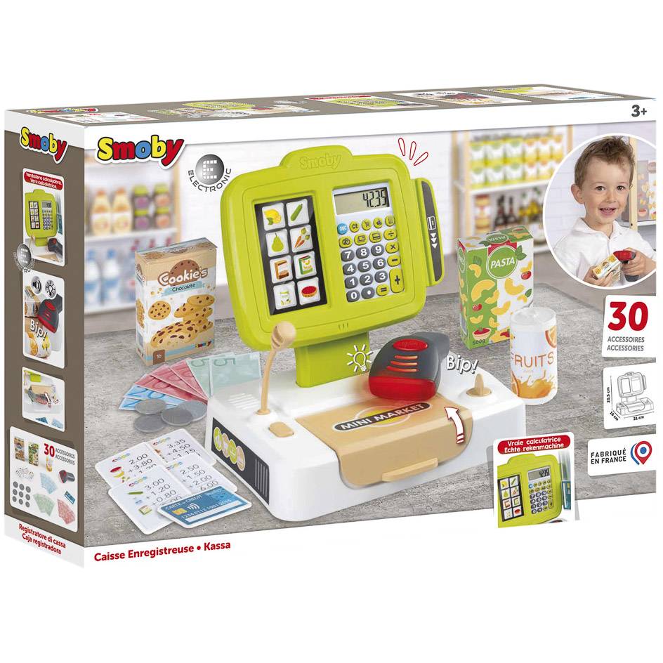 Игровой набор SMOBY Электронная касса со сканером (350113) Возраст от 3 лет