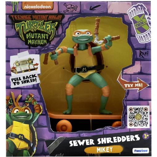 Игровой набор FUNRISE TMNT Черепашки-Ниндзя классические Мастера боевых искусств Микеланджело movie star 2023 (71058)