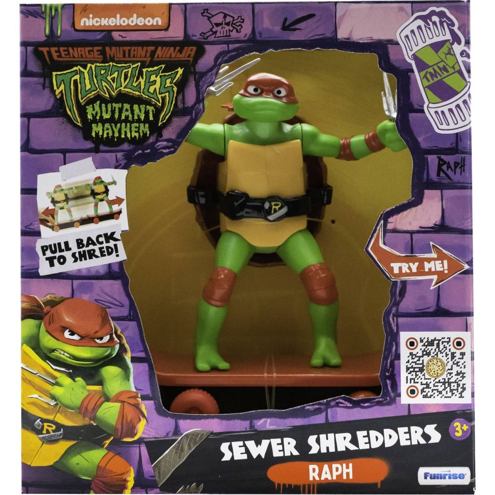 Игровой набор FUNRISE TMNT Черепашки-ниндзя классические Мастера боевых искусств Рафаэль movie star 2023 (71056)