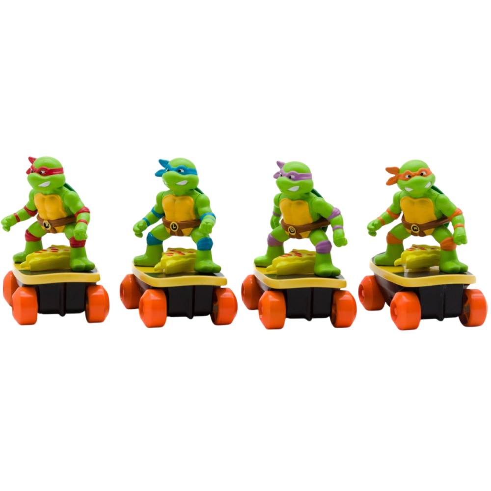 Игровой набор FUNRISE TMNT Черепашки-ниндзя классические Скейтбордист с лаунчером Микеланджело (71041) Материал пластик