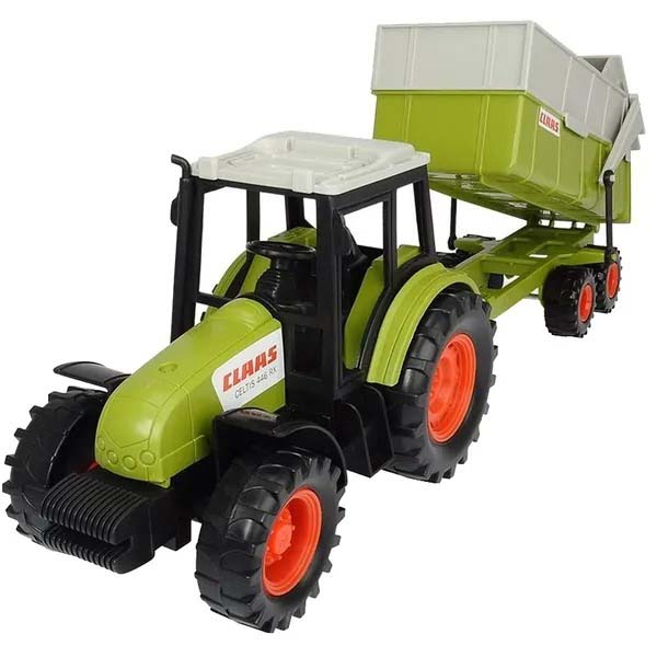 

Трактор DICKIE TOYS CLAAS с прицепом 57 см (3739000), Спецтехніка "CLAAS" з причепом, 57 см