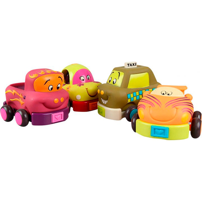 

Игровой набор Battat Забавный автопарк (BX1995Z), Розвиваюча іграшка Кумедний Автопарк BX1995Z