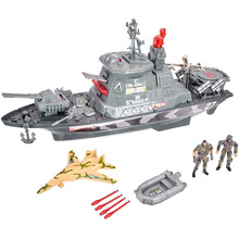 Игровой набор ZIPP TOYS Военный корабль (1828-106A)