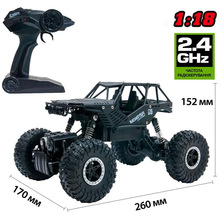 Машинка SULONG TOYS OFF-ROAD CRAWLER TIGER Black (SL-111RHMBl)