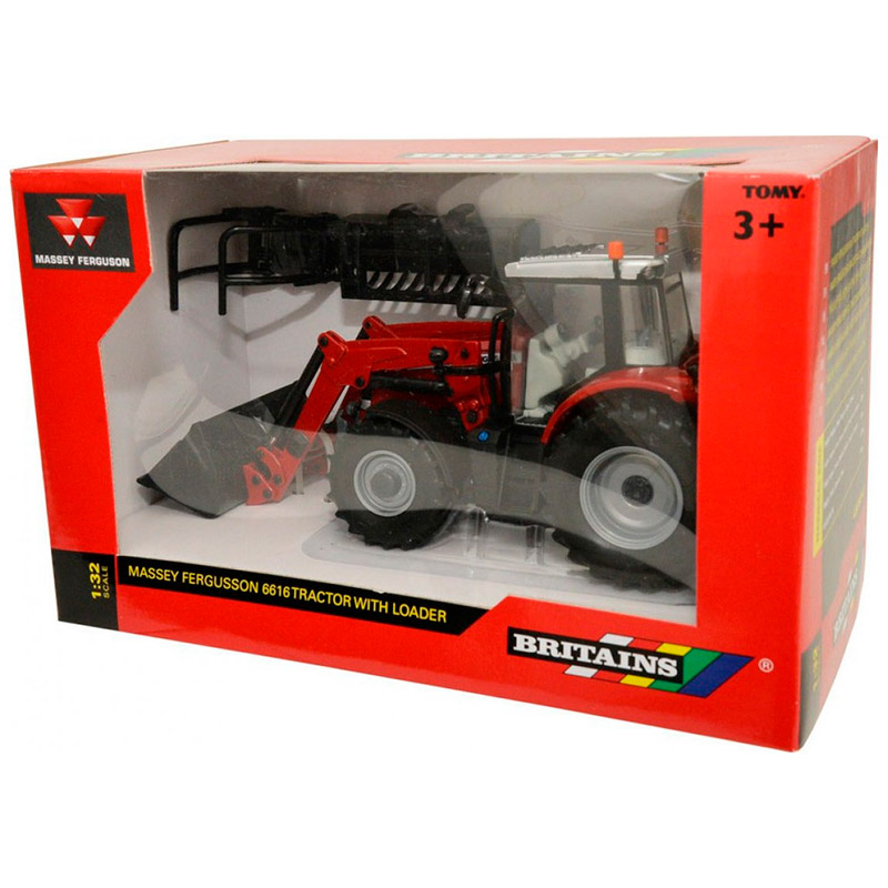 Трактор BRITAINS Massey Ferguson з фронтальним навантажувачем 1:32 (43082) Вид моделі трактор