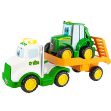 Ігровий набір JOHN DEERE KIDS тягач та трактор зі світлом та звуком (47207)