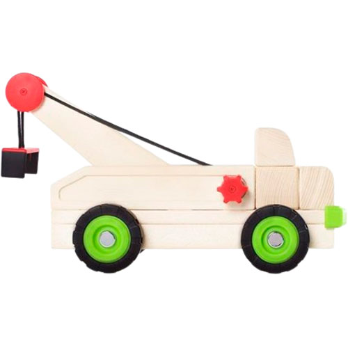 Іграшка Guidecraft Block Science Trucks Великий евакуатор (G7532) Вік від 3 років