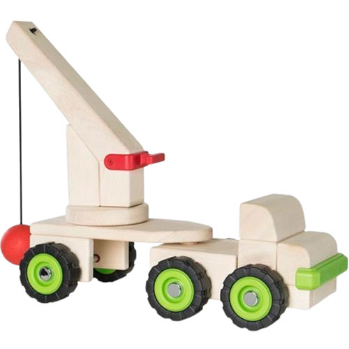 Іграшка Guidecraft Block Science Trucks Велика стінобитна машина (G7533)