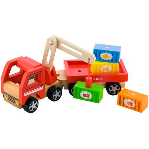 Машинка VIGA TOYS Автокран (50690) Возраст от 3 лет