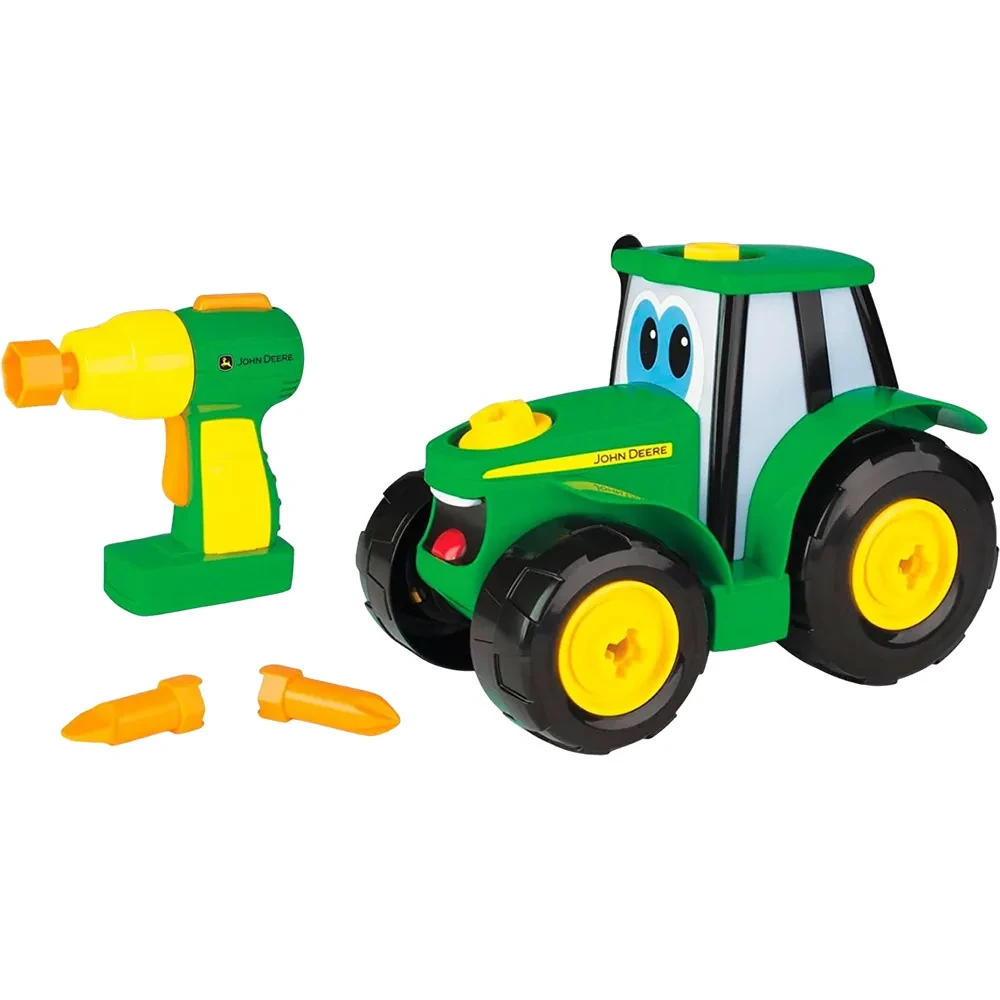 Игровой набор JOHN DEERE KIDS Конструктор Собери трактор с шуруповертом(46655)