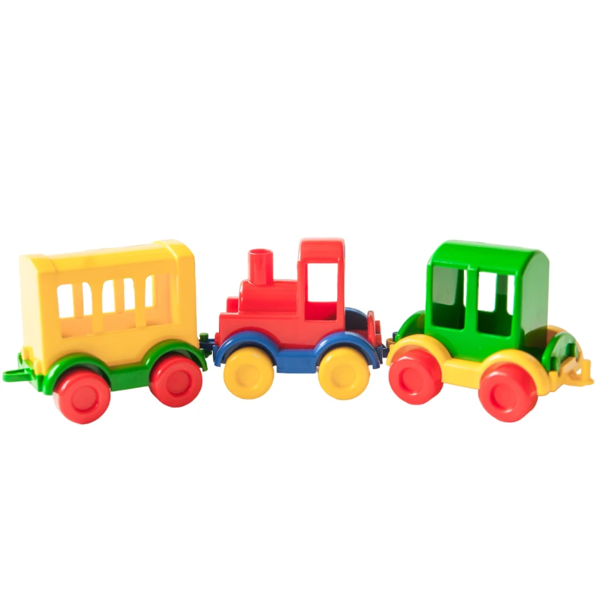 Набор машинок TIGRES Kid cars Паравозик 3 шт (39260)