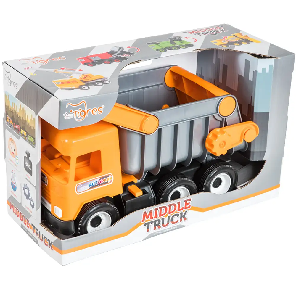 Машинка TIGRES Middle truck City Самоскид (39310)