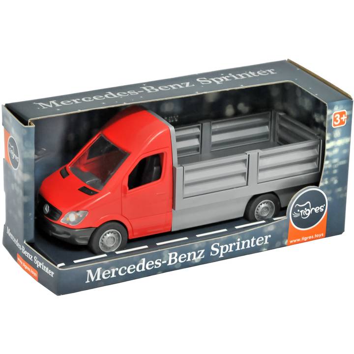 Машинка TIGRES "Mercedes-Benz Sprinter" бортовий Червоний (39673)