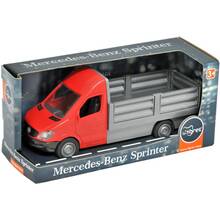 Машинка TIGRES "Mercedes-Benz Sprinter" бортовой Красный (39673)