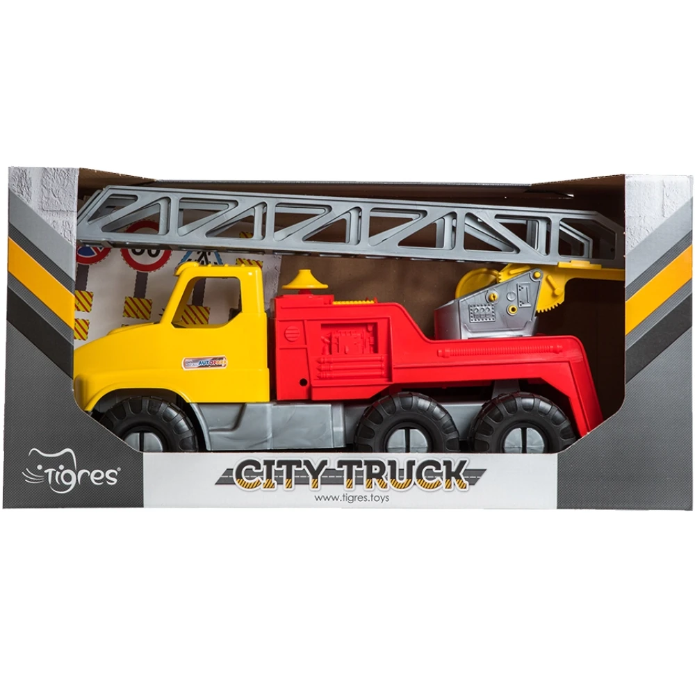 Машинка TIGRES City Truck Пожарная (39367) Вид игрушечной машины пожарная машина