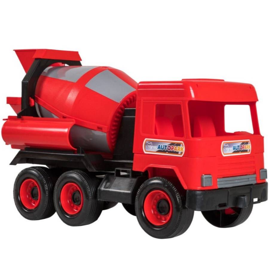 Машинка Tigres Middle Truck Бетономешалка Red (39489)