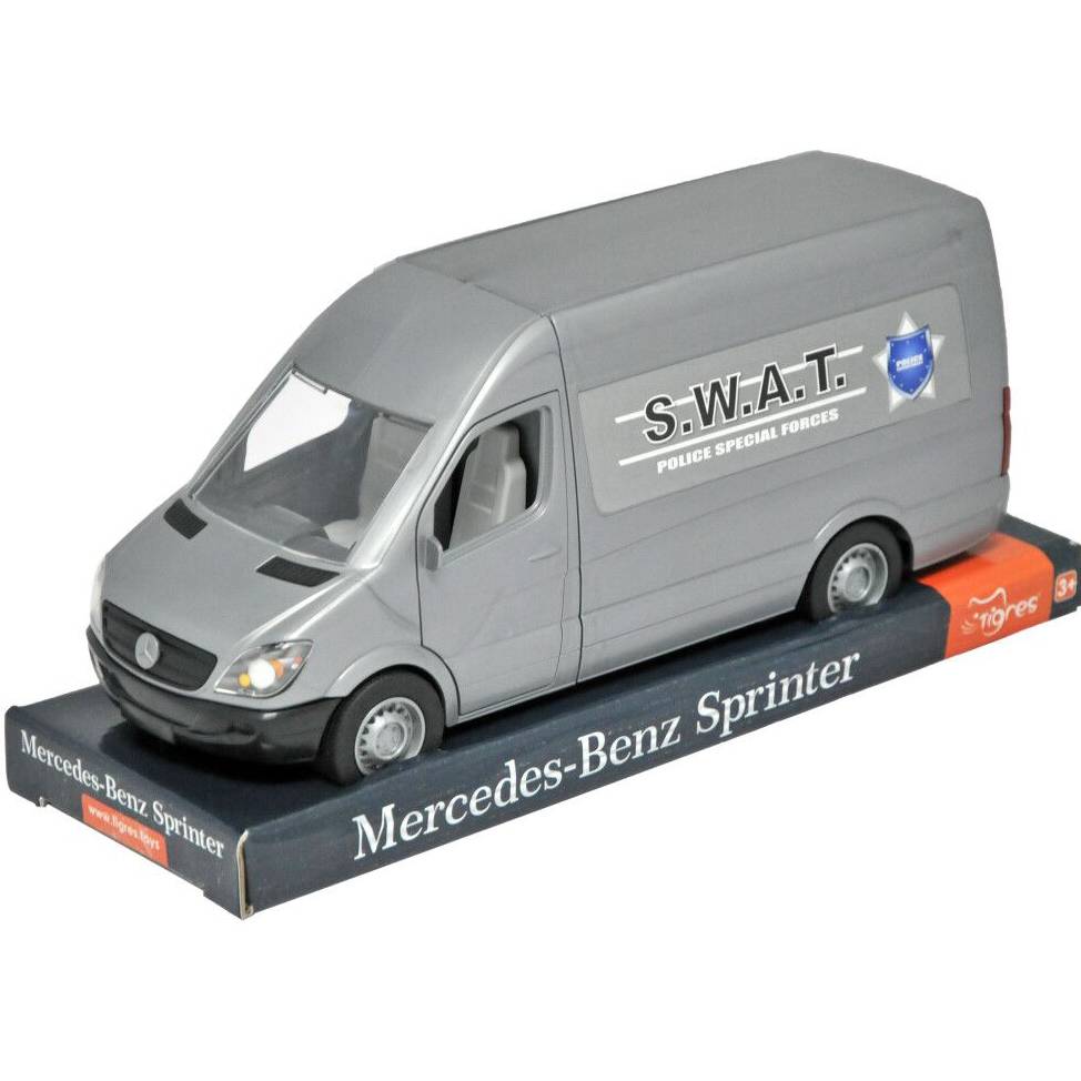 Машинка TIGRES "Mercedes-Benz Sprinter" вантажний Сірий (39703)