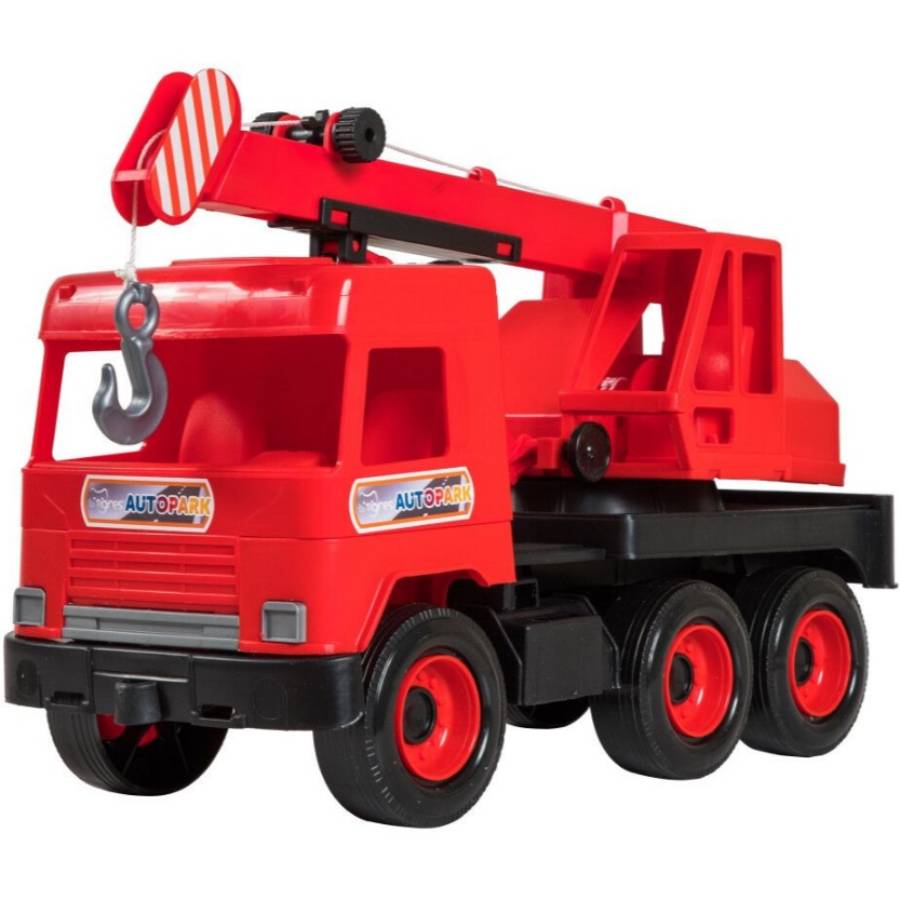 Машинка Tigres Middle Truck Автокран Red (39487)